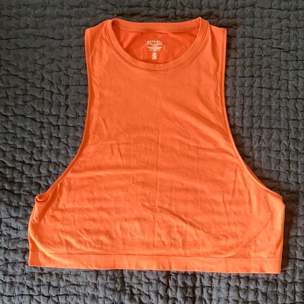 Athleta cropped boxy tank
